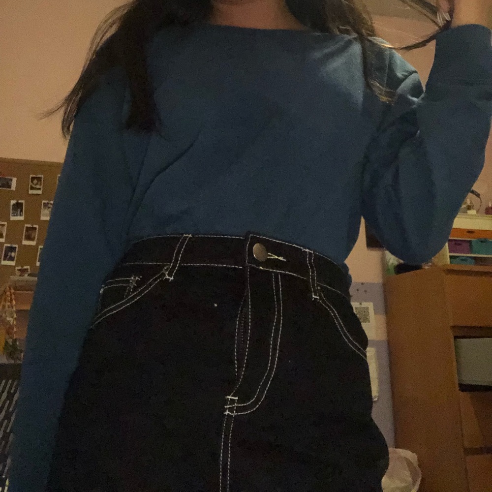 NAVY BLUE SWEATER VINTAGE